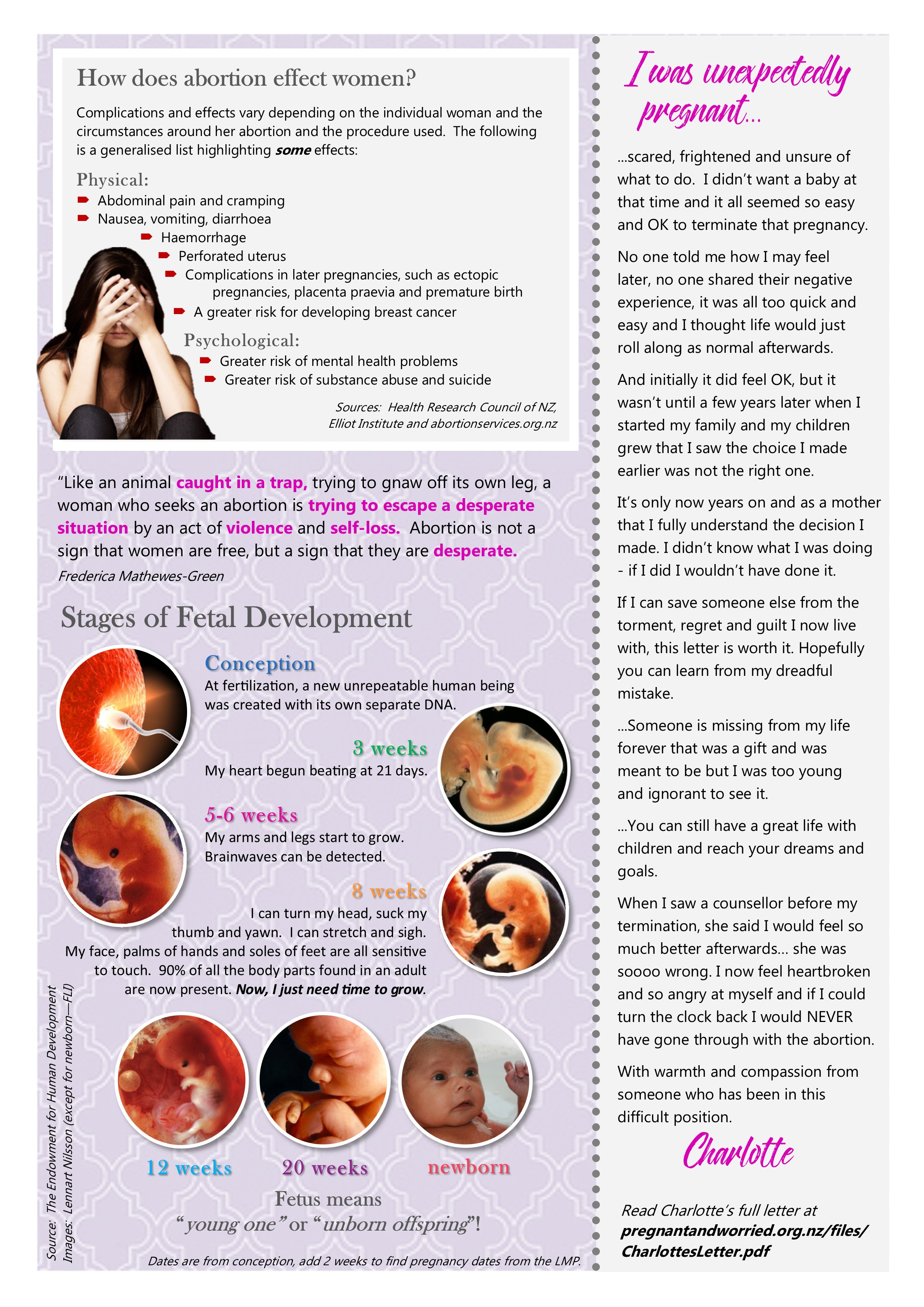 Reasons to stand for life