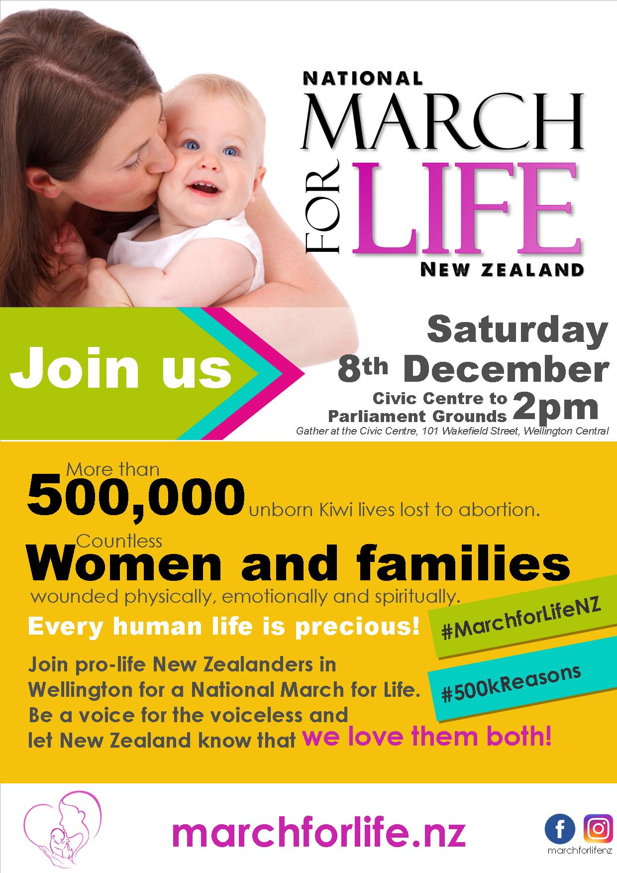 March for Life 2018 POSTER AND PAMPHLET FRONT